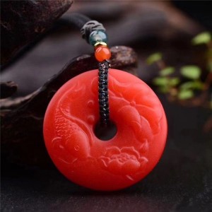 Natural red agate safety buckle increases energy and protects safety