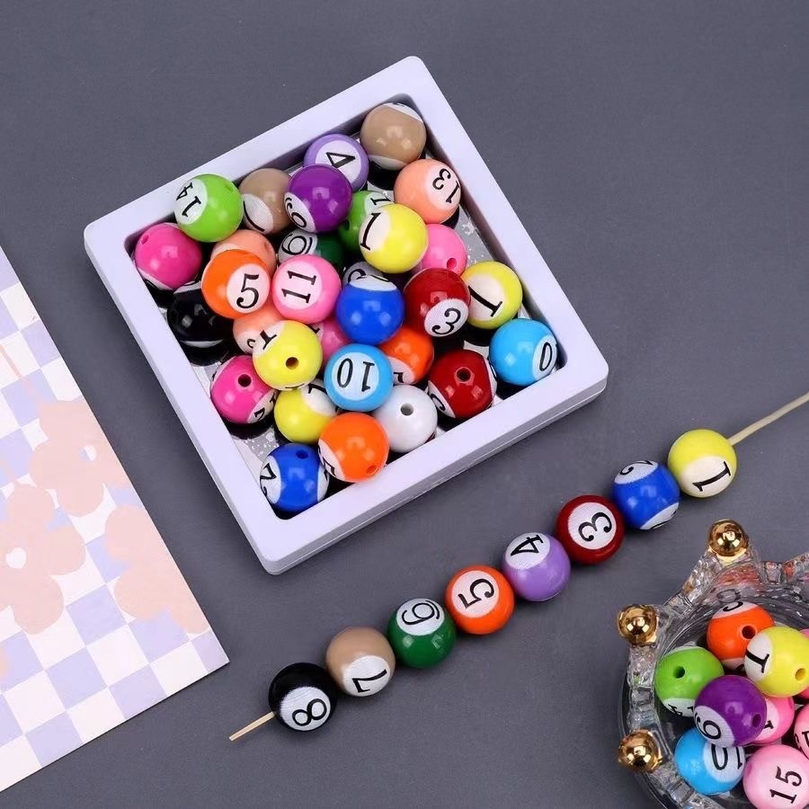 Natural mineral table tennis player string universe numbers with added energy, luck always accompanies