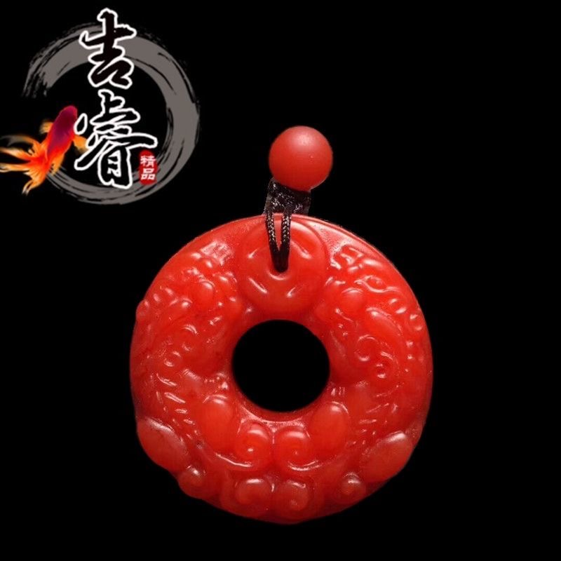 Natural red agate safety buckle increases energy and protects safety