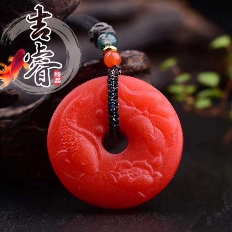 Natural red agate safety buckle increases energy and protects safety