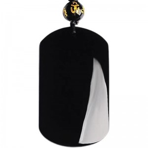Obsidian Peaceful Pendant for Men and Women