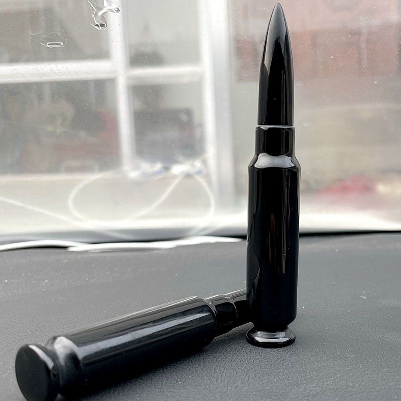 Obsidian bullet ornament, raw stone processing, home and office decoration