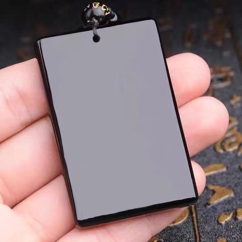 Obsidian Peaceful Pendant for Men and Women
