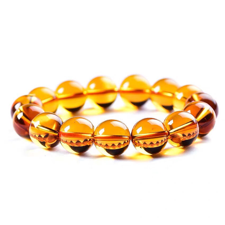 Brazilian pure natural yellow crystal bracelet for both men and women
